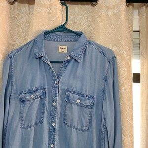 Gap Denim midi dress